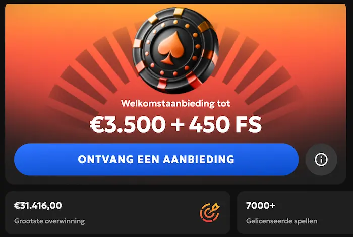GXBet Casino Home banner