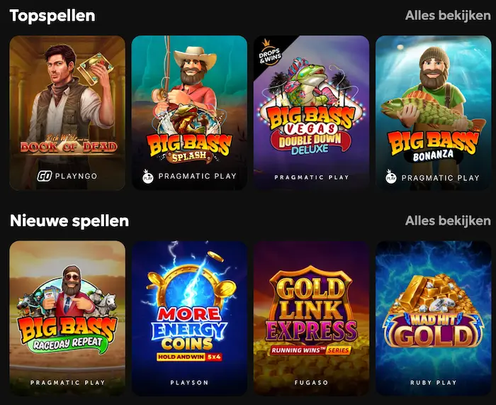GXBet Casino Home games